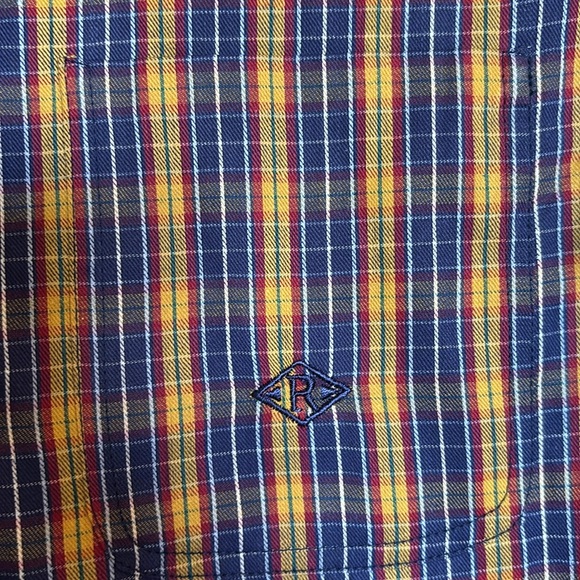 Roper men’s yellow and blue long sleeve button down shirt size XS - Picture 4 of 9